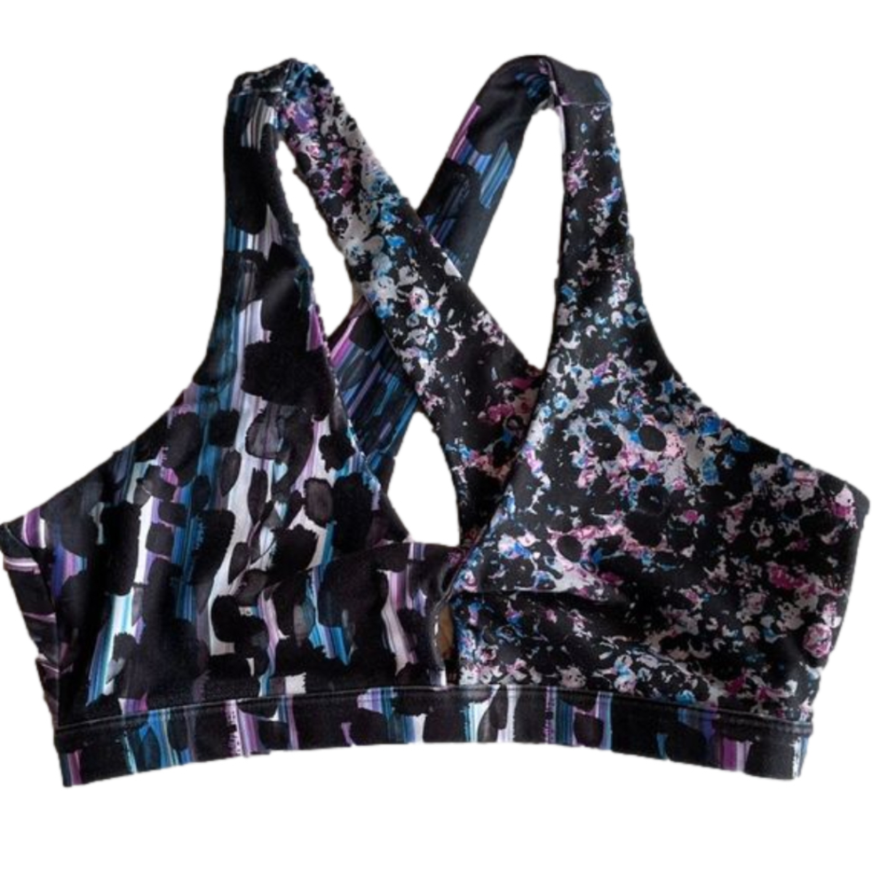Fabletics Ellie Sports Bra in Violet Storm sz M - Picture 8 of 10